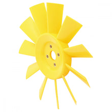 Load image into Gallery viewer, 11 BLADE PLASTIC FAN, YELLOW, MINI