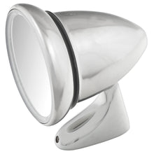 Afbeelding in Gallery-weergave laden, DEURSPIEGEL, BULLET RACING STIJL, PLAT, CHROOM, RH