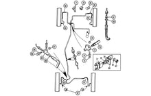 Load image into Gallery viewer, BRAKE HOSE SET, REAR, PAIR, STAINLESS STEEL BRAIDED