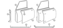 Load image into Gallery viewer, DOORSKIN, RH, MINI (FROM 1970 ON )