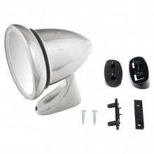 Afbeelding in Gallery-weergave laden, DEURSPIEGEL, BULLET RACING STIJL, PLAT, CHROOM, RH