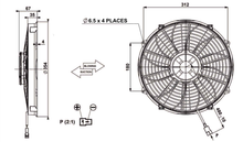 Load image into Gallery viewer, 13&quot; (330mm) SUCTION FAN, HIGH POWER, REVOTEC