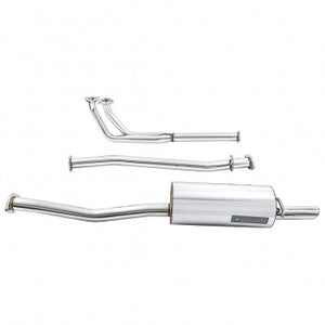 EXHAUST SYSTEM, WITH DOWNPIPE, STAINLESS STEEL, MGB