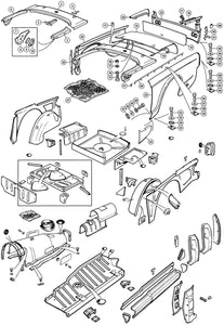 FORWARD SECTION ASSEMBLY, REAR DECK, LH