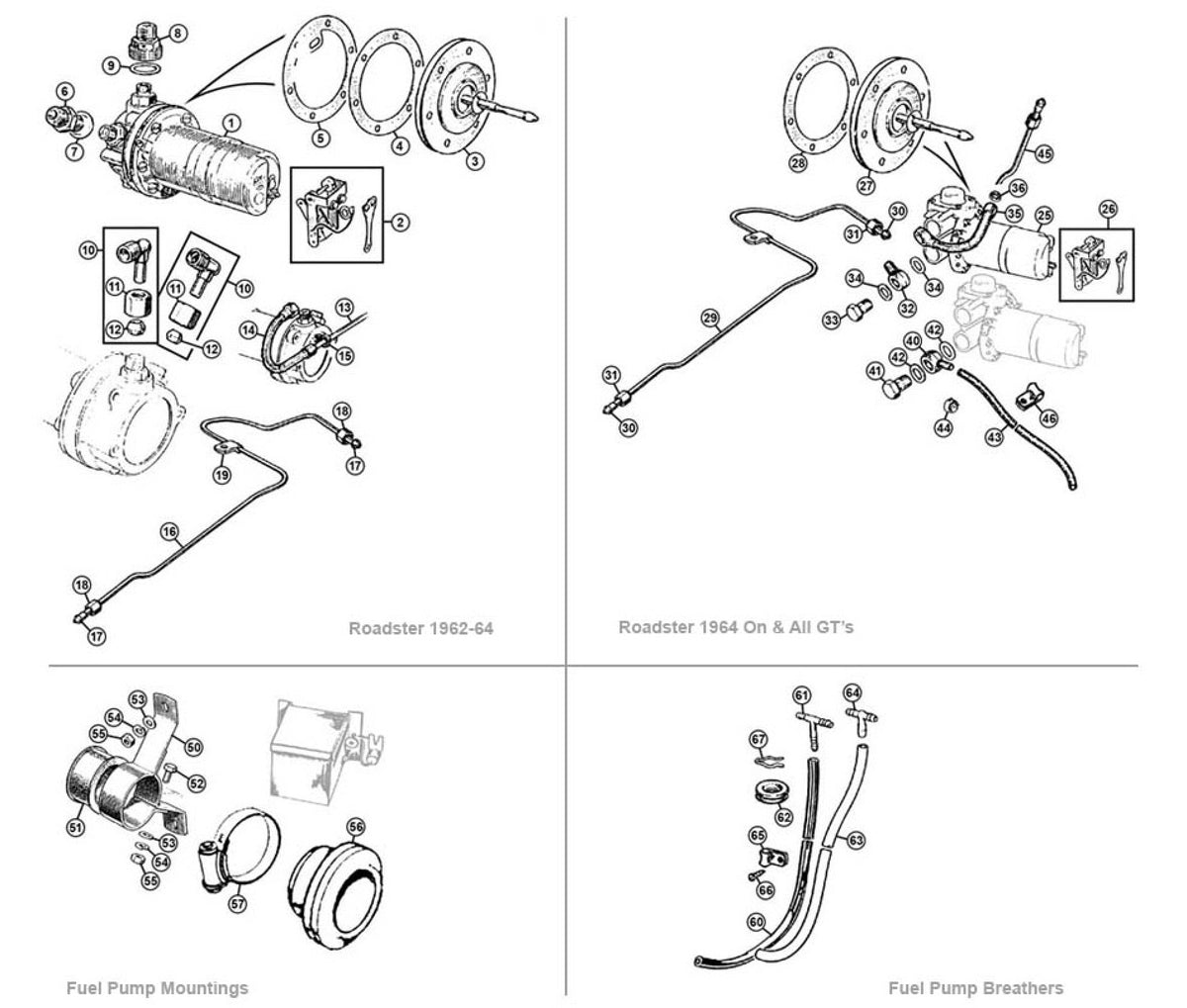 MOUNTING FUEL PUMP, RUBBER Philips Classics
