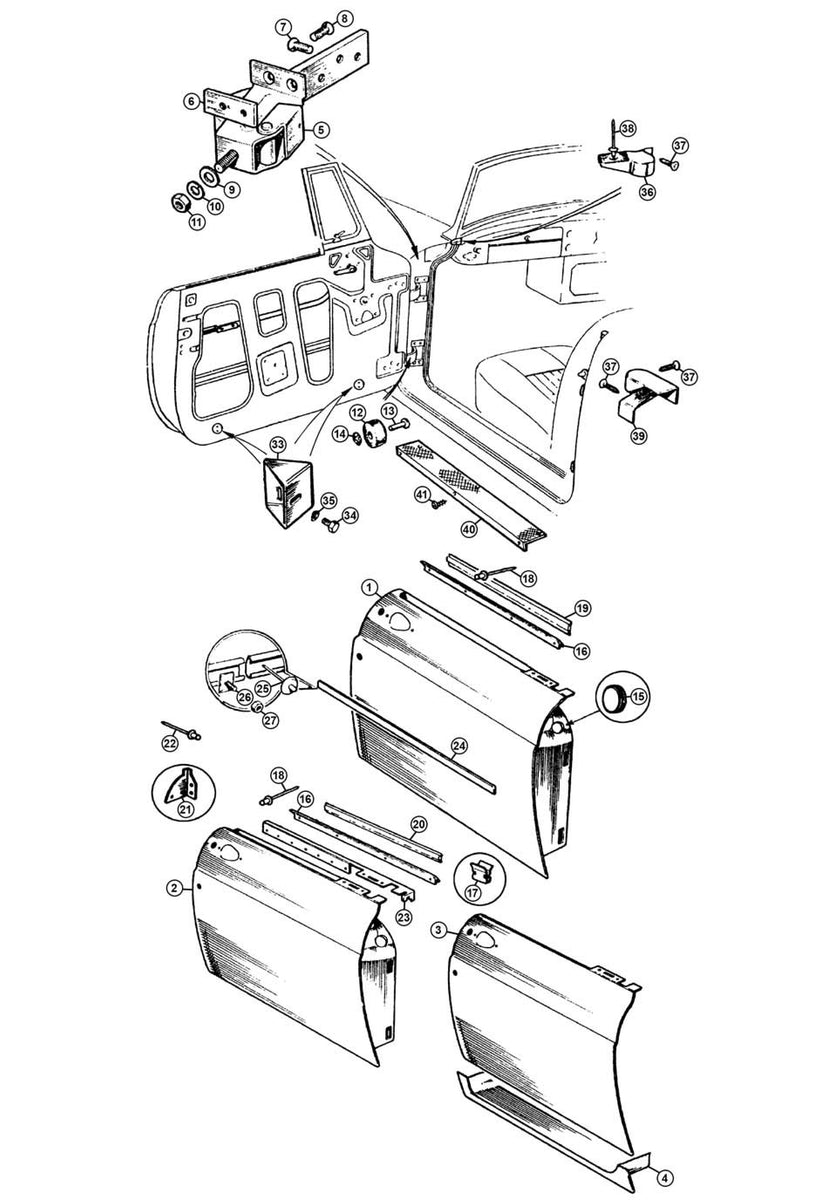 HINGE, DOOR, UPPER, RH Philips Classics