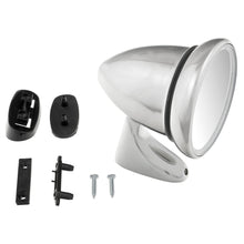 Afbeelding in Gallery-weergave laden, DEURSPIEGEL, BULLET RACING STIJL, PLAT, CHROOM, LH