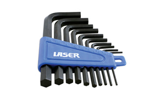 HEX KEY SET 10 PIECE AF SIZES