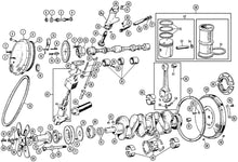 Afbeelding in Gallery-weergave laden, BEARING SET, CON ROD BIG END, STANDARD, TR2-4A, HD