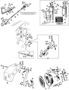 MASTER CYLINDER, BRAKE & CLUTCH, 5/8" BORE, AH MK1-3