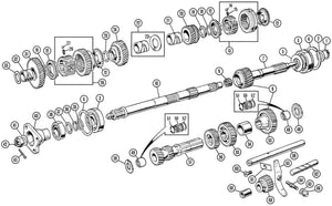 LAYSHAFT, TR4-6, OE