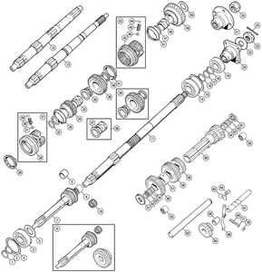 LAYSHAFT, TR4-6, OE