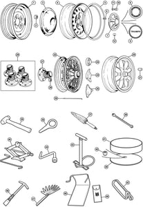 WHEEL NUT, DOME, CHROME