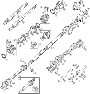 BEARING, MAINSHAFT SPIGOT, METRIC