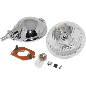 MISTLAMPMONTAGE, LUCAS, 5", CHROOM, OP BASIS GEMONTEERD