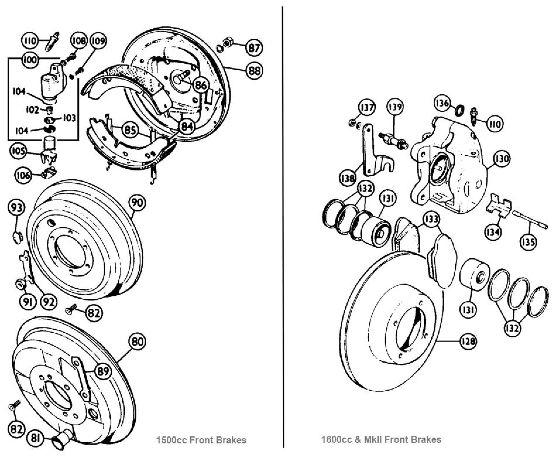 Retainer Brake System CLIP PAD RETAINING, FRONT DISC BRAKES MGA – Philips Classics