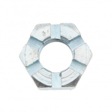 NUT, SLOTTED, FLANGE TO INNER AXLE SHAFT,