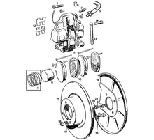 Charger l&#39;image dans la galerie, ÉTRIER DE FREIN, MAIN DROITE, NEUF, MGB