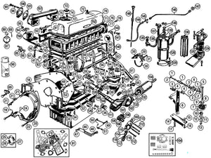 GASKET, MANIFOLD, MG TB, TC, TD, TF