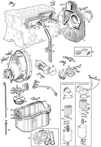 OIL SEAL, TIMING COVER, FELT