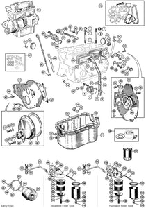 OIL SEAL, TIMING COVER, FELT