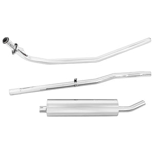 EXHAUST SYSTEM, TOURIST TROPHY, STAINLESS STEEL, MGA