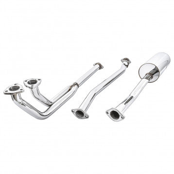 UITLAATSYSTEEM, MET DOWNPIPE, ROESTVRIJ STAAL, MGB
