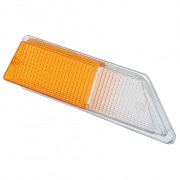 LENS, ZIJKANT/INDICATOR, WIT & AMBER, LH