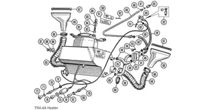 VANNE DE CHAUFFAGE, TR4, TR4A, TR5, TR6