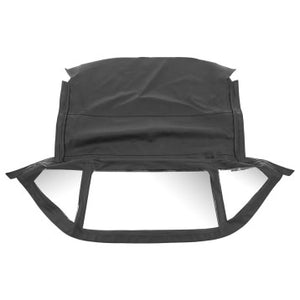 HOOD, VINYL, BLACK, WELDED, FIXED REAR WINDOW, TR4A