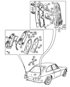 LAMP RIM, MGB, SPRITE, MIDGET