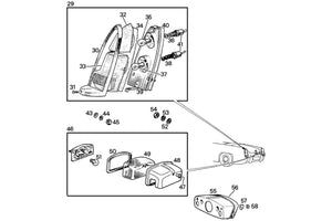 PAKKINGLAMP NAAR CARROSSERIE