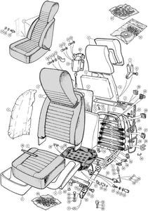 CLIP, SEAT BACKBOARD TO SEAT FRAME