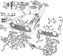 Load image into Gallery viewer, MEDALLION, BONNET, TR4, WHITE BLUE