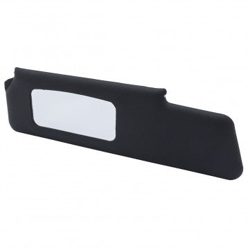 SUN VISOR, PASSENGER SIDE, BLACK WITH MIRROR LHD/RH