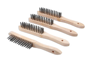 JEU DE BROSSES MÉTALLIQUES À 4 RANGS, 4PC