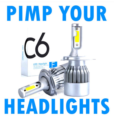 H4 LED CONVERSION HEADLIGHT BULBS , 36W,