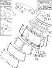 Charger l&#39;image dans la galerie, SEAL, WINDSCREEN, TR4, TR4A, TR5, TR6, SPITFIRE