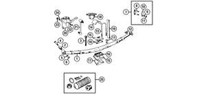 LINK, SHOCK ABSORBER,REAR, MGA, MGB