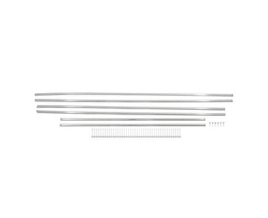 MOULDING SET, DOOR & WING, COMPLETE, WITH FITTINGS, MGB.
