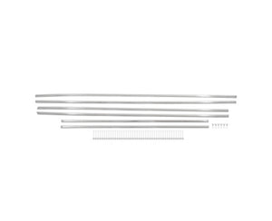 MOULDING SET, DOOR & WING, COMPLETE, WITH FITTINGS, MGB.