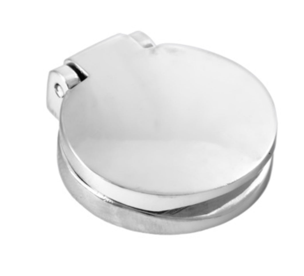 CHROME, 2 HOLE LATCH, TR2-TR3-TR3A
