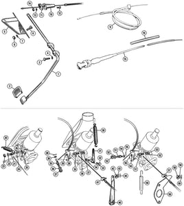 CHOKE CABLE, "C", MINOR