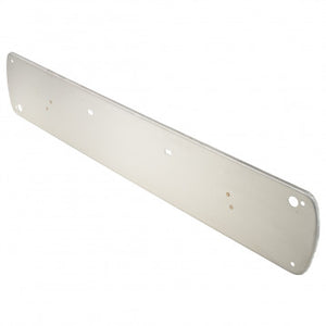 BACKPLATE,NUMBER PLATE, REAR, STAINLESS STEEL, MGB