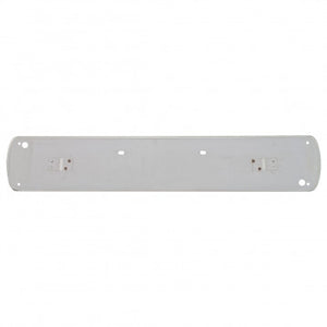 BACKPLATE,NUMBER PLATE, REAR, STAINLESS STEEL, MGB