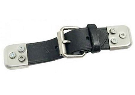 BONNET STRAP LEATHER, BLACK