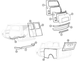 REAR LOWER VALANCE, REPRO, MINI, MK1-MK2-MK3