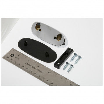 PLINTKIT,DEURSPIEGEL CHROOM REPRO