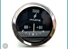 Afbeelding in Gallery-weergave laden, AMPERE-METER, TUDOR, 52mm, BLACK, REPRO.