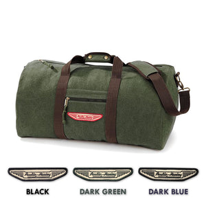 VINTAGE CANVAS TRAVEL BAG - AUSTIN HEALEY